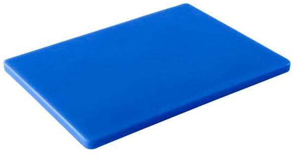 Planche à découper bleue 53x32x1,5cm en polyéthylè