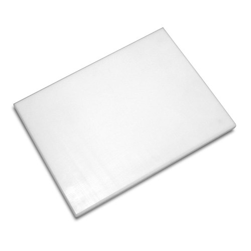 Plaque de découpe en polyéthylène blanc p500