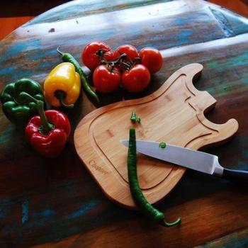 Planche à découper Guitare