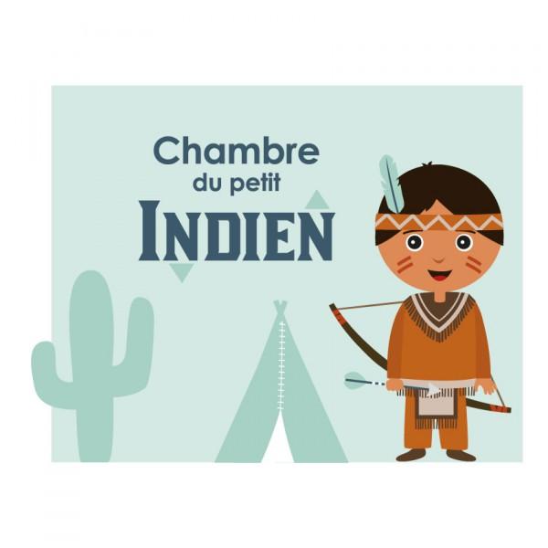 Plaque de Porte : Indien
