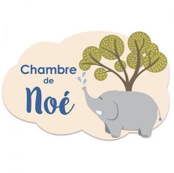 Plaque personnalisée : Éléphant