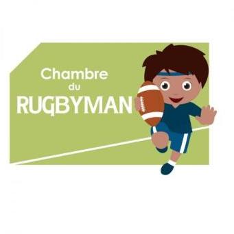 Plaque de porte Rugbyman Plaque de porte Rugbyman