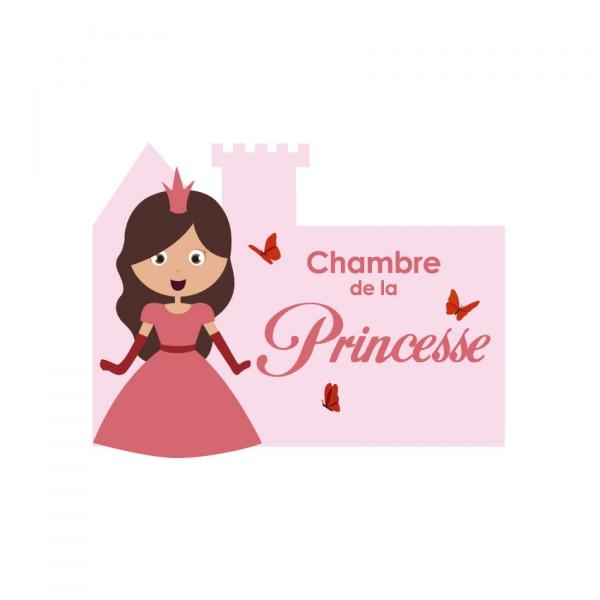 Plaque de porte Princesse Plaque de porte Princesse
