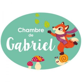 Plaque personnalisée Renard Plaque personnalisée Renard