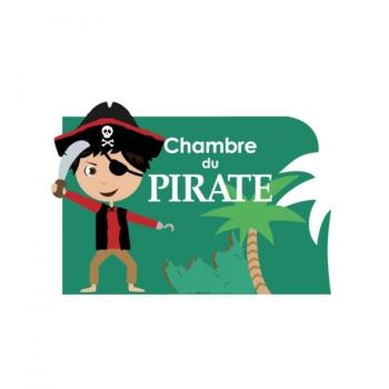 Plaque de porte Pirate Plaque de porte Pirate