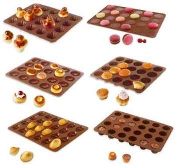 Lot de 6 FlexiPlaques en silicone - Assortiment d