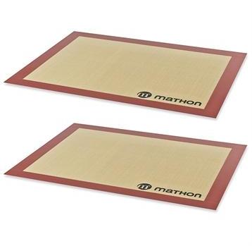 Lot de 2 Tapis de cuisson professionnels en silicone Lot de 2 Tapis de cuisson