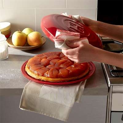 Set tarte tatin céramique 28 cm coloris grand cru