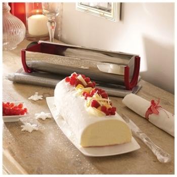 Gouttière à bûche inox 30 cm