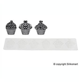 Tapis à dentelle silicone Cupcakes Silikomart Tapis à dentelle silicone