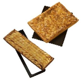 Lot de 2 moules à tarte rectangle amovible 30 et 3