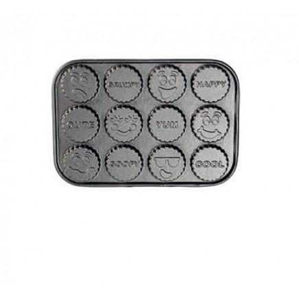 Moule whoopies funny face nordic ware