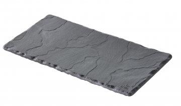 Plateau Rectangulaire Ardoise 20 x 10 cm Basalt Revol Plateau Rectangulaire Ardoise