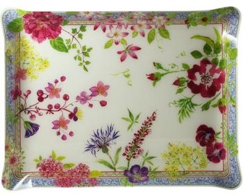 Plateau de service Millefleurs grand modèle