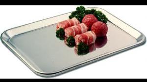 Plateau de présentation - INOX - 345x245mm