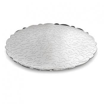 Dressed - Plateau rond - inox brillant poli 35cm Dressed - Plateau rond - inox