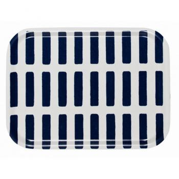 Artek Siena - Plateau 27x20cm - blanc/bleu