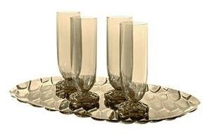 Jellies Family - Plateau - rose/transparent/40x27.
