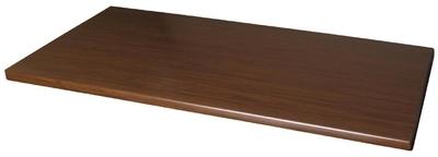 Plateau de table rectangulaire Werzalit noyer 1100