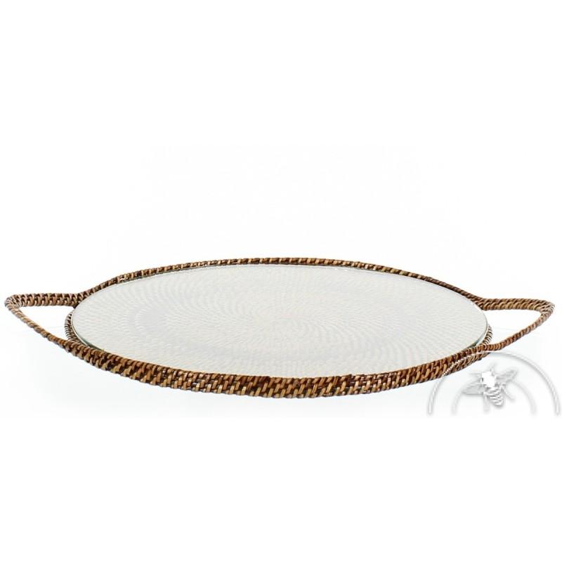 Plateau fromage rond en vigne deau