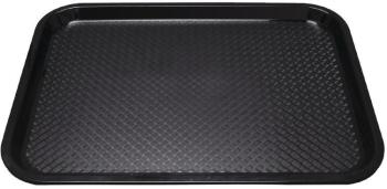 Plateau fast food en plastique Kristallon noir 345 Plateau fast food en plastique