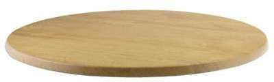 Plateau de table rond Werzalit imitation chêne 800mm Plateau de table rond Werzalit