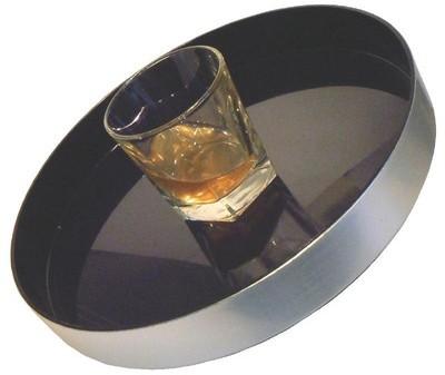 Plateau de bar rond antidérapant