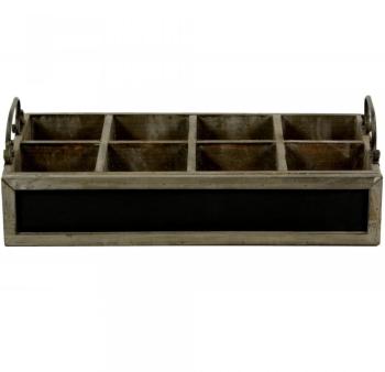 PLATEAU RANGEMENT BOIS 46x24.5x15cm