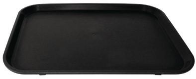 Plateau antidérapant noir Kristallon 405 x 305mm