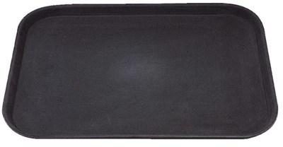 Plateau rectangulaire antidérapant Kristallon noir Plateau rectangulaire antidérapant