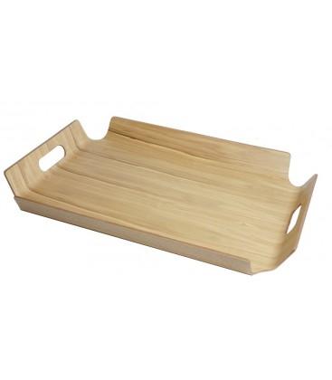 Grand Plateau en Bois Naturel Pliage