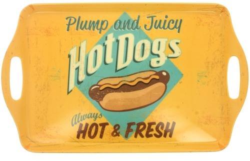 Plateau En Mélamine Pub Vintage Usa Fast Food Hot Dog Plateau En Mélamine Pub Vintage