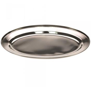 Plateau De Présentation Ovale En Inox Idéal Fruit