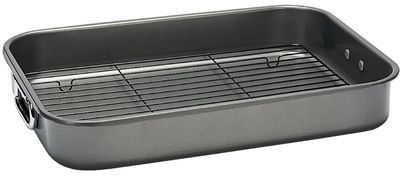 Plat à rôtir avec grille anti-adhésive Patisse - L