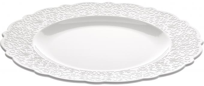 Plat De Service ALESSI En Porcelaine D33,5 TARIA D