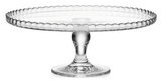 Plat à tarte en verre sur pied D.32 x H.12.5 cm Tr