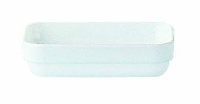 Ravier rectangulaire blanc 14cm - Restaurant blanc