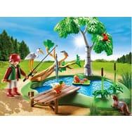 PLAYMOBIL - 6816 - Ilot avec pêcheur et animaux