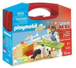 PLAYMOBL Valisette Vétérinaire - 5653 PLAYMOBL Valisette Vétérinaire