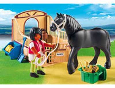 PLAYMOBIL - 5519 Cheval Frison et écuyère