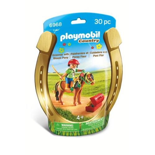 6968 - Poney à Décorer Fleur