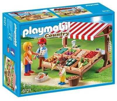 Marchand avec étal de légumes PLAYMOBIL® 6121