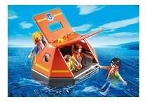 PLAYMOBIL - 5545 Naufragés avec radeau de survie