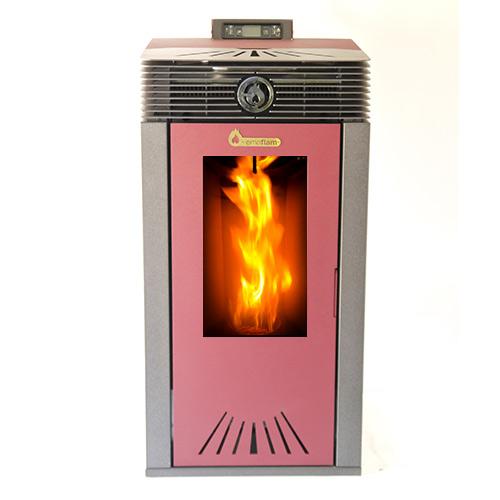 Poêle à Granulés Rouge ALMA EMAFLAM 9 kW