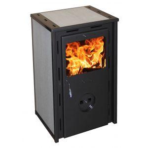 Poêle polycombustible (bois et granulés) 10,5 kW P