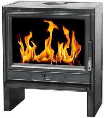 POELE A BOIS IFONTE 50 11 KW EN FONTE EMAILLEE BUCHES POELE A BOIS IFONTE 50 11