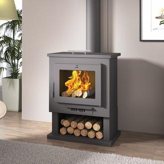 Poêle à bois en acier 9.5 Kw