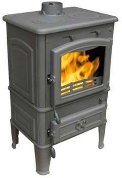 FERLUX Poêle à bois en fonte L 8kW FERLUX Poêle à bois en fonte