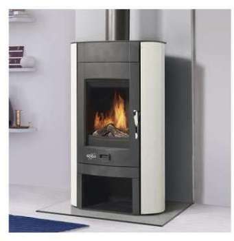 Poêle à bois Biodesign 2 Blanc 369107B 9 5 k Watts Poêle à bois Biodesign 2 Blanc