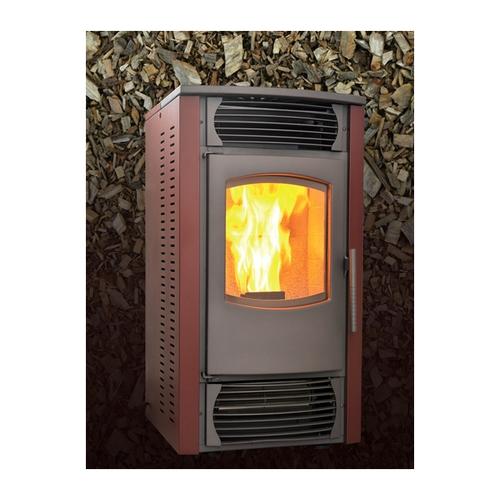 Poêle à granulés Strauss Flore 9,4 Kw - Gris anthr